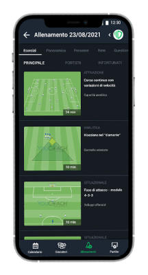 Programma seduta allenamento YouCoachApp