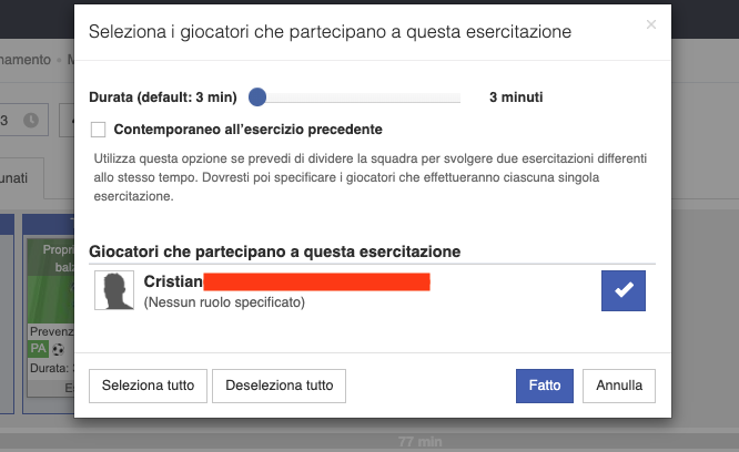 Traccia infortuni - come usarla su YouCoachApp 3